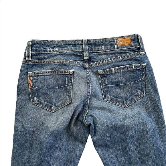 PAIGE Skyline Distressed Jeans Size 25 - Picture 6 of 9